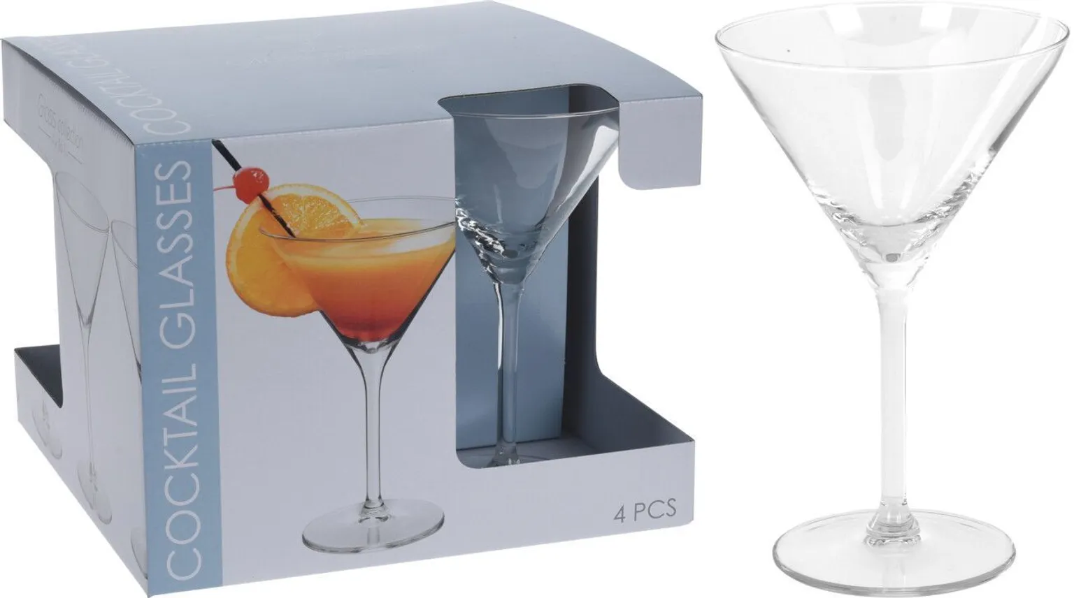 KOKTEILIKLAASIDE KOMPLEKT 4TK