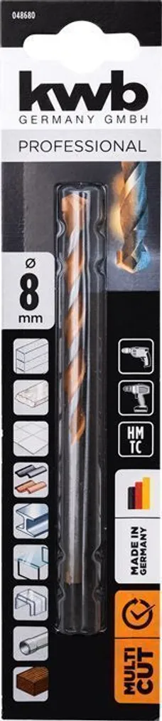 UNIVERSAALPUUR KWB 8,0MM