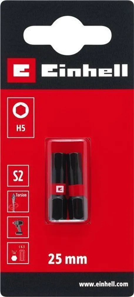 OTSAK KWB TORSION 25MM KUUSKANT 5MM S2 2TK