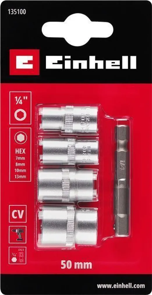 PADRUNVÕTI KOOS ADAPTERIGA KWB 5-OSALINE