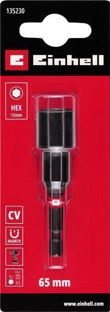 PADRUNVÕTI KWB 12MM, MAGNETILINE