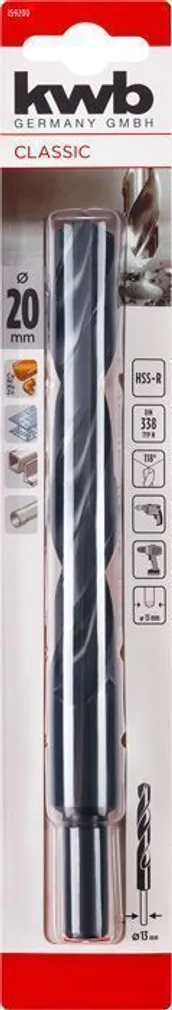 HSS-PUUR KWB 20,0, VÄHENDATUD SABAGA
