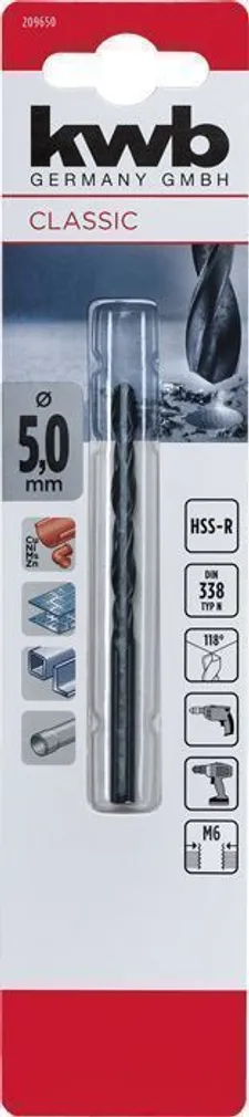 KEERDPUUR KWB HSS5,0MM