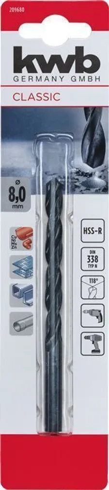 KEERDPUUR KWB HSS 8,0MM