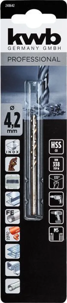 PUUR KWB HSS-CO 4,2MM