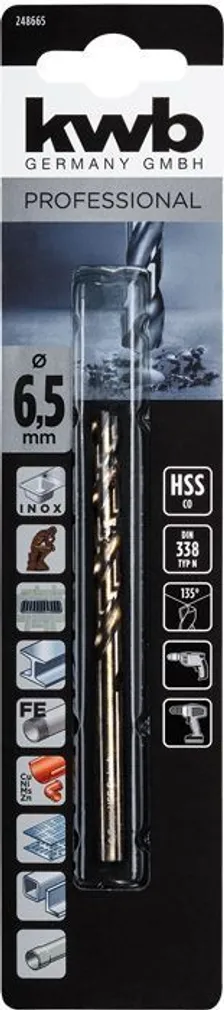 PUUR KWB HSS-CO 6,5MM