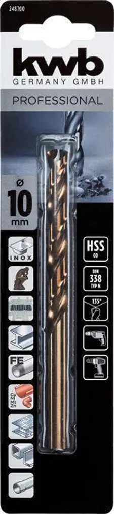 PUUR KWB HSS-CO 10,0MM