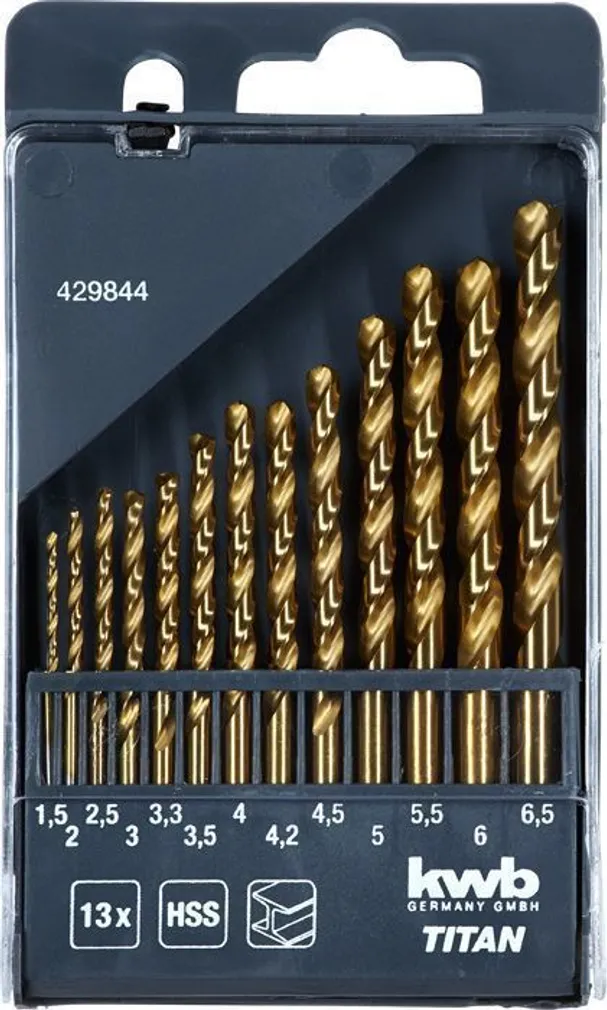 TITAANPUURID KWB 1,5-6,5MM 13TK