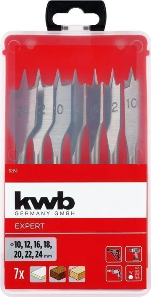 PUIDUPUURIDE KASSETT KWB LAPIKUD 7-OSALINE