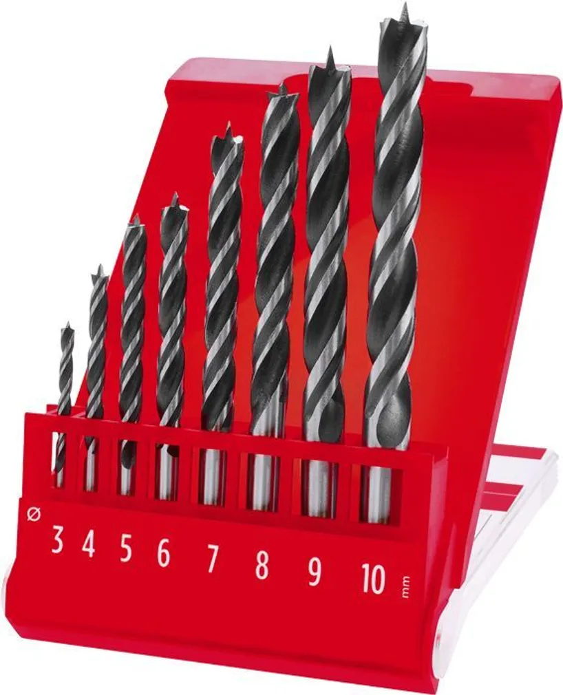 PUIDUTÖÖPUURIDE KOMPLEKT KWB 3-10MM KARP, 8 OSA