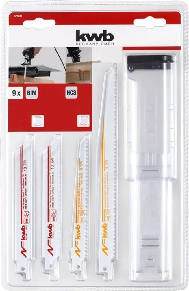 SAELEHTEDE KOMPLEKT KWB 9-OSALINE