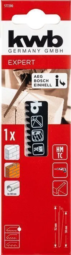 SAELEHT KWB VOLFRAMKARBIID 152MM BETOON