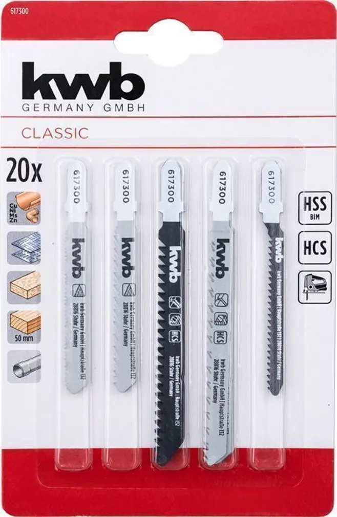 TIKKSAELEHT KWB, PUIT + METALL 20TK