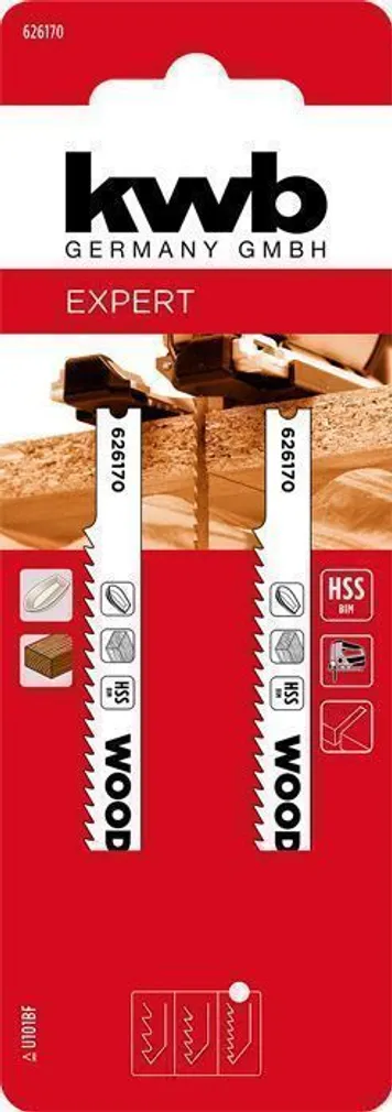 TIKKSAELEHT KWB, PUIT, BIMETALL 2TK