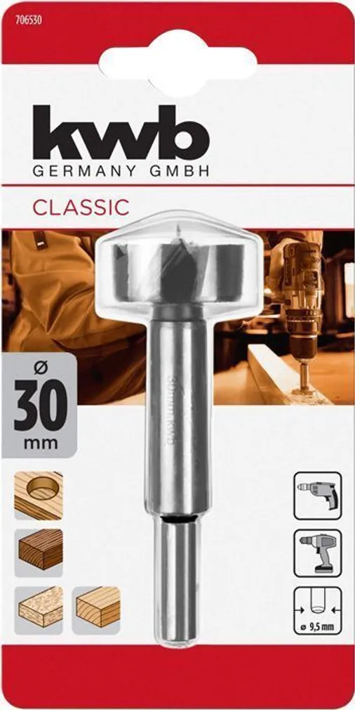 PUIDUPUUR KWB FORSTNER 30MM