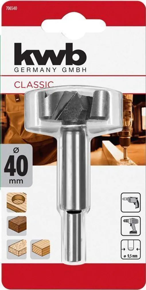 PUIDUPUUR KWB FORSTNER 40MM