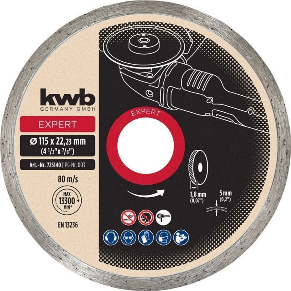 TEEMANTLÕIKEKETAS KWB, WHITE-LINE 115