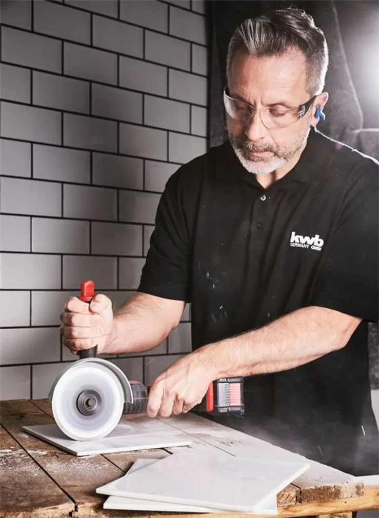 TEEMANTLÕIKEKETAS KWB, WHITE-LINE 125