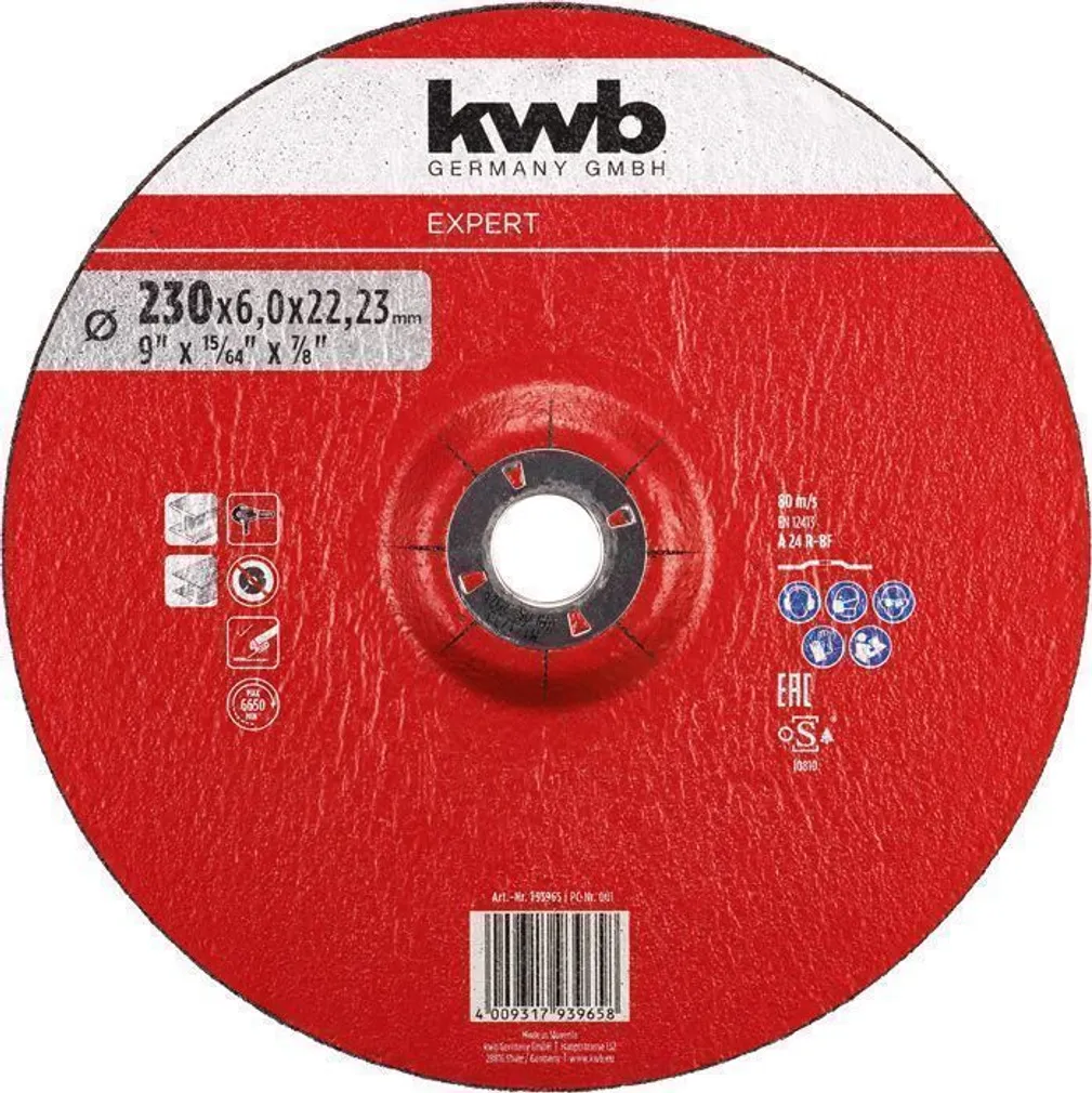 LIHVKETAS KWB, METALL 230X6X22MM