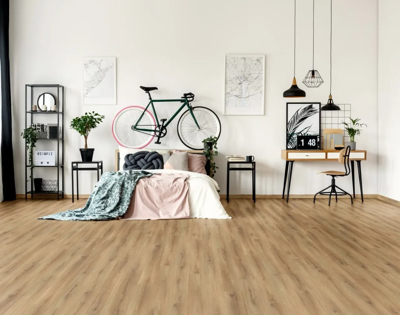 LAMINAATPARKETT 7MM KRONO PREMIUM TAMM SAND CANTAL 1-LIPP