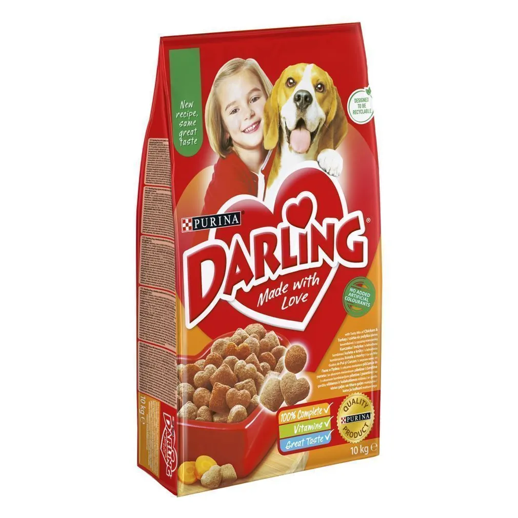KUIVTOIT DARLING KOERALE KANA JA KALKUNIGA 10KG