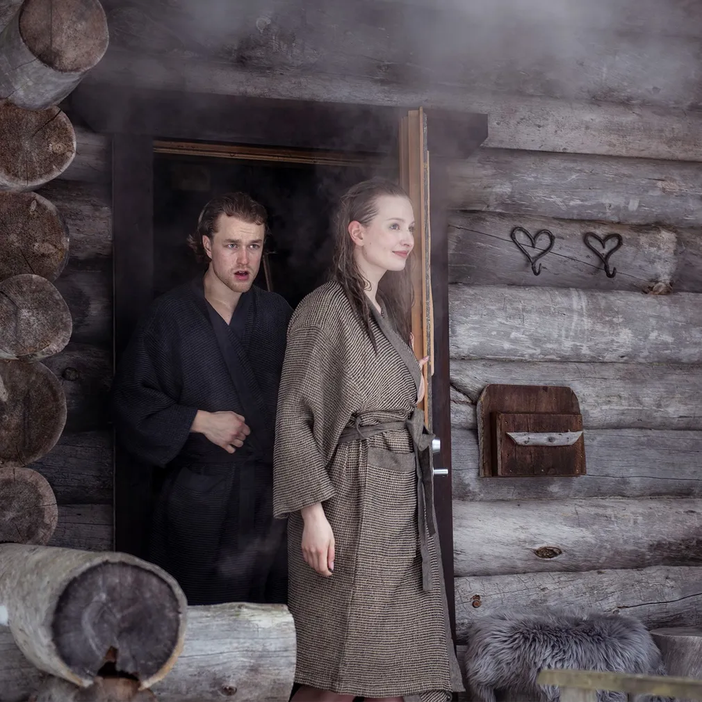 HOMMIKUMANTEL RENTO BROWN S/M