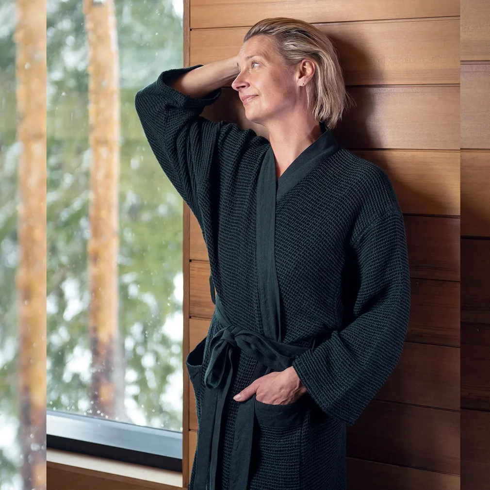 HOMMIKUMANTEL RENTO GREEN L/XL