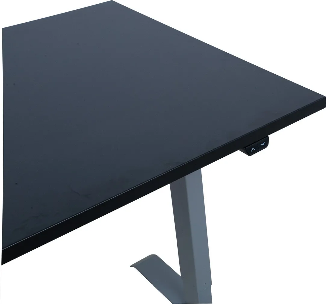 TÖÖLAUD ERGO 1 MOOTORIGA 140X80CM MUST/HALL