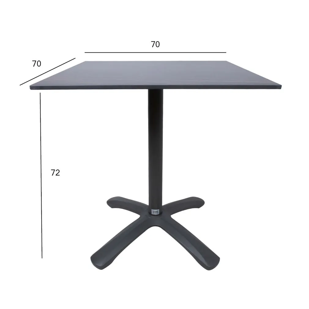 LAUD BEIDA 70X70XH72CM PRUUN