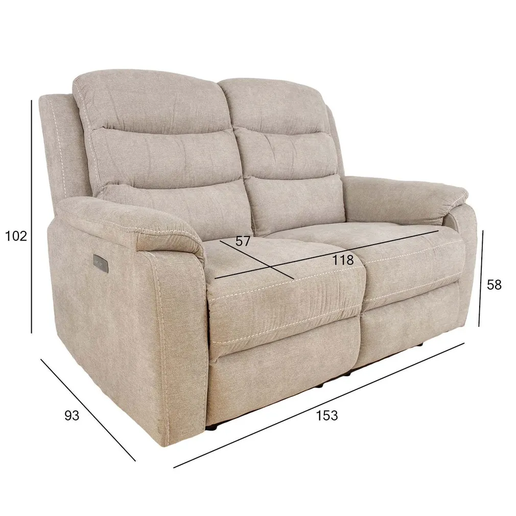 DIIVAN MIMI 2-KOHALINE ELEKTRILINE RECLINER