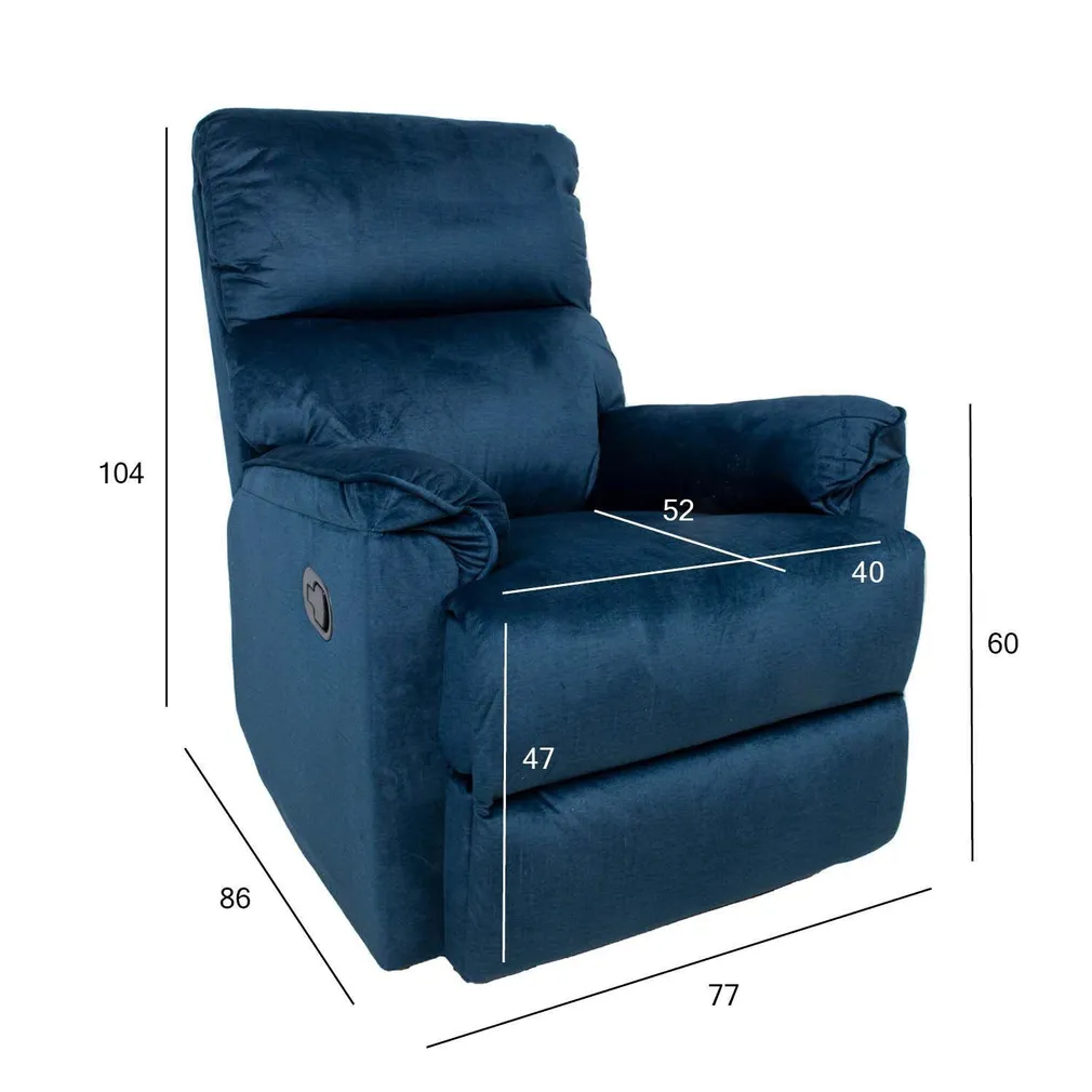 TUGITOOL GUSTAV MANUAALNE RECLINER TUME