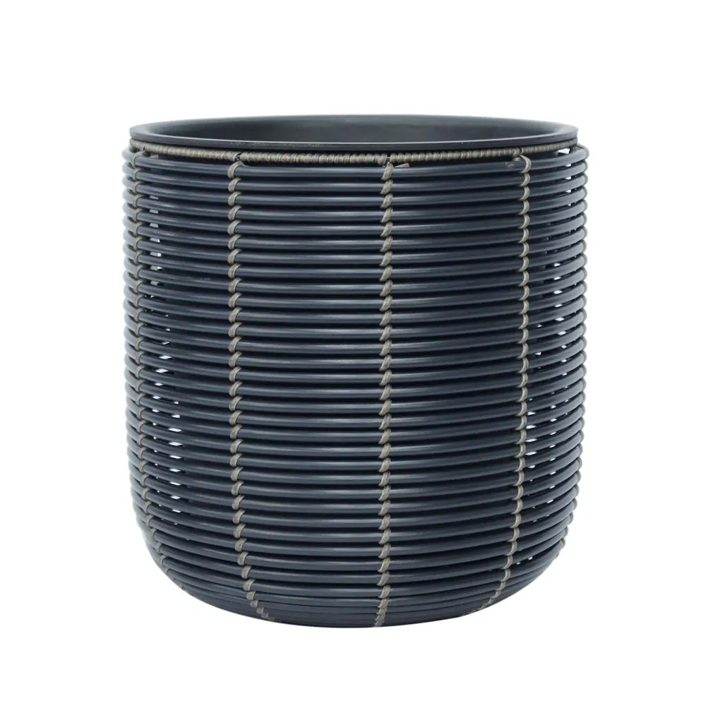 LILLEPOTT WICKER D35XH36CM MUST/PRUUN