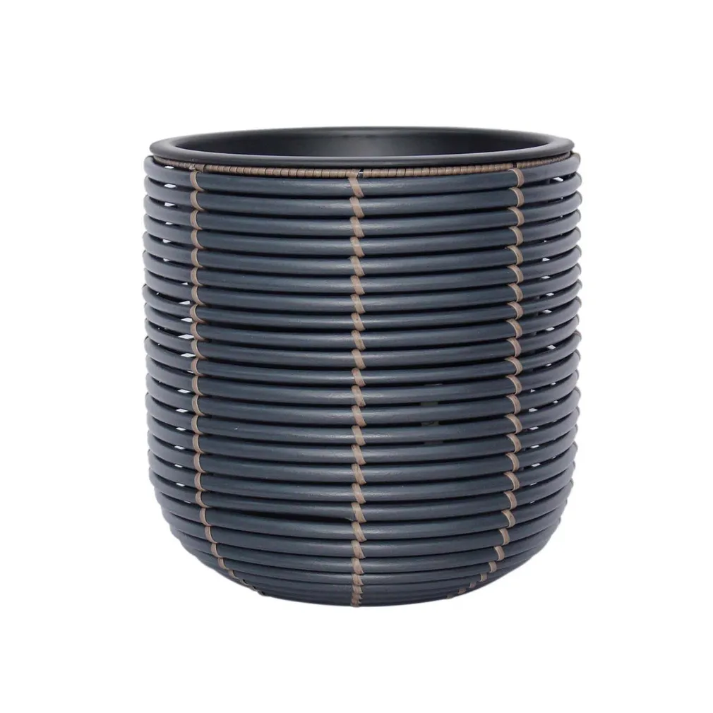 LILLEPOTT WICKER D27XH28CM MUST/PRUUN