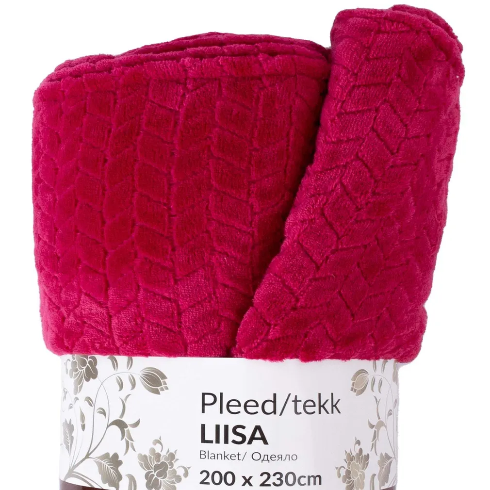 PLEED LIISA XL 200X230CM PUNANE
