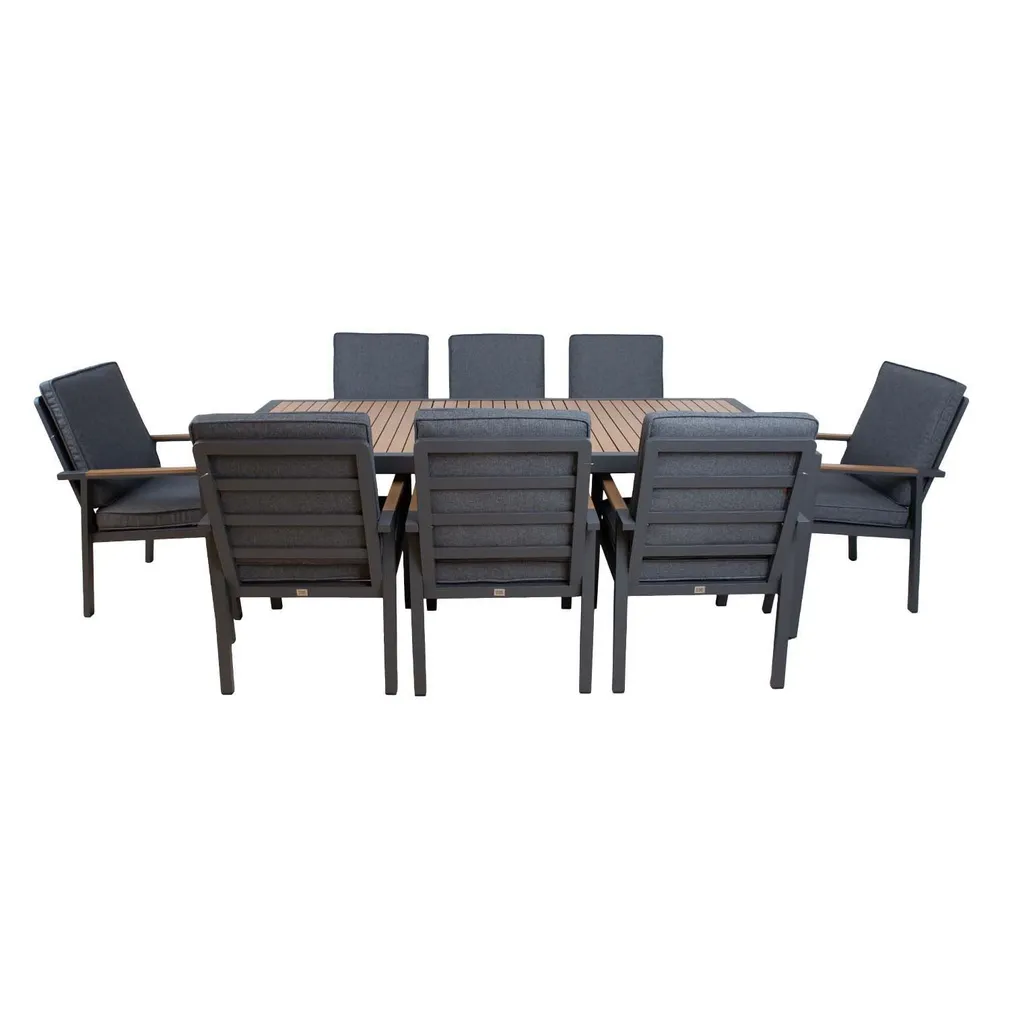 AIAMÖÖBLIKOMPLEKT PARKER, LAUD JA 8 TOOLI