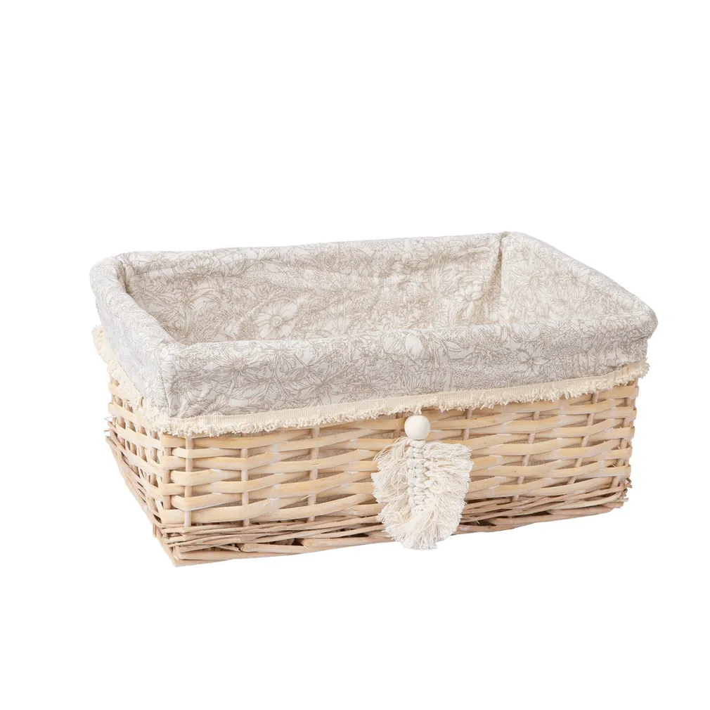 KORV WILLI TASSEL 38X25XH16CM