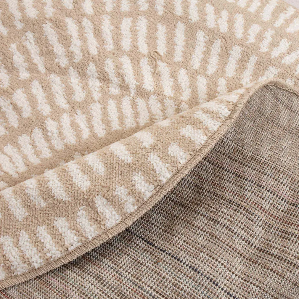 VAIP VELUTTO-1, D160CM BEEŽ/VALGE