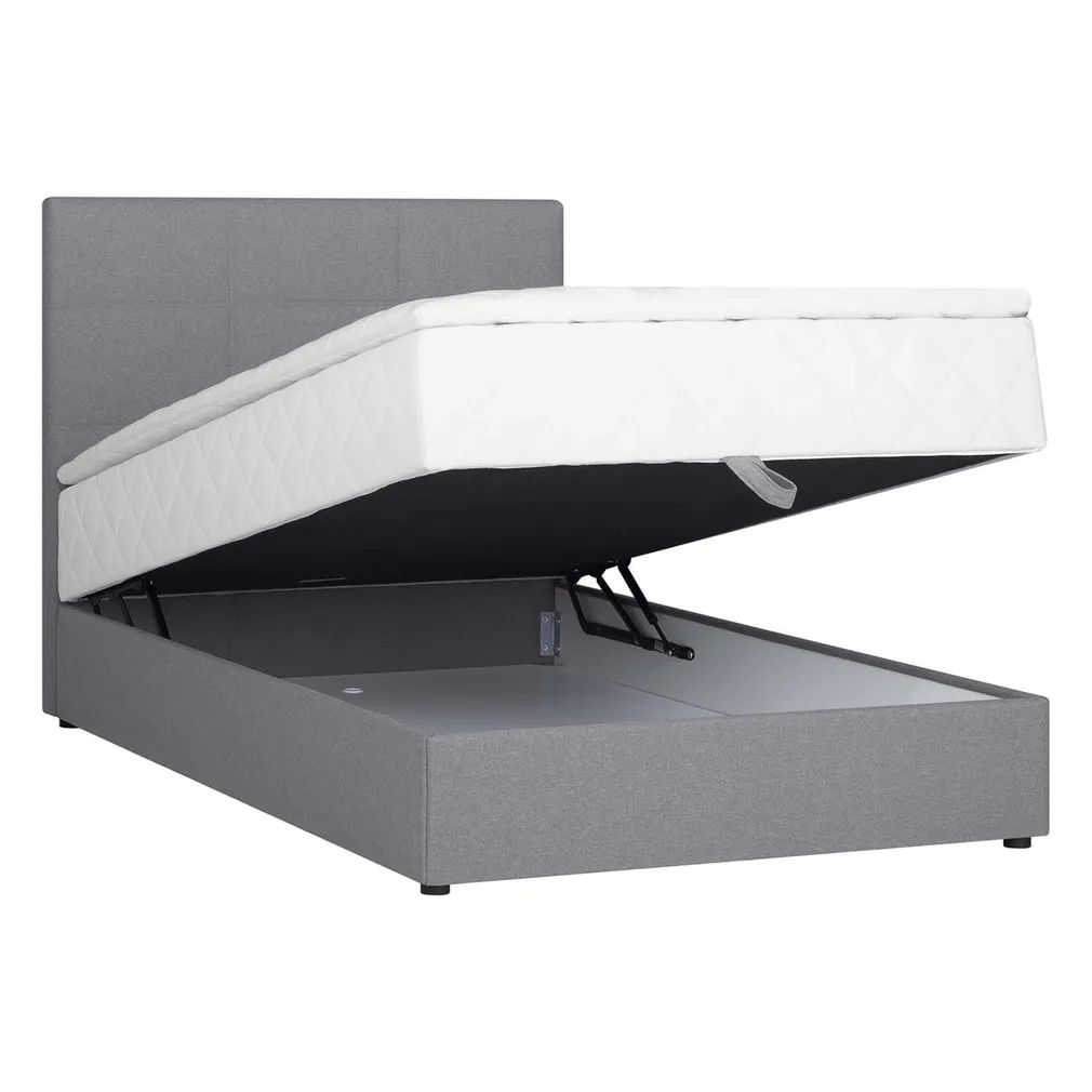 KONTINENTAALVOODI LEVI 120X200CM MADRATSIGA