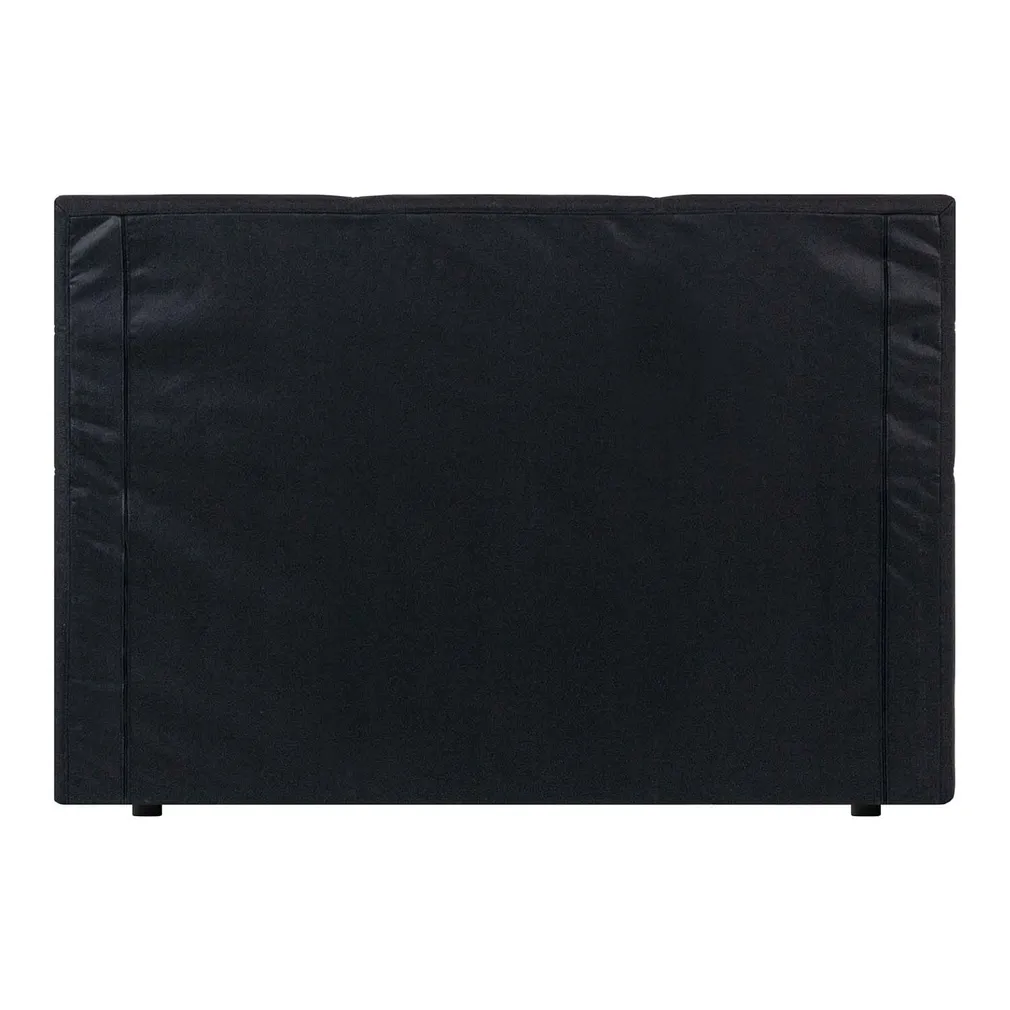 KONTINENTAALVOODI LEIKO 160X200CM MUST