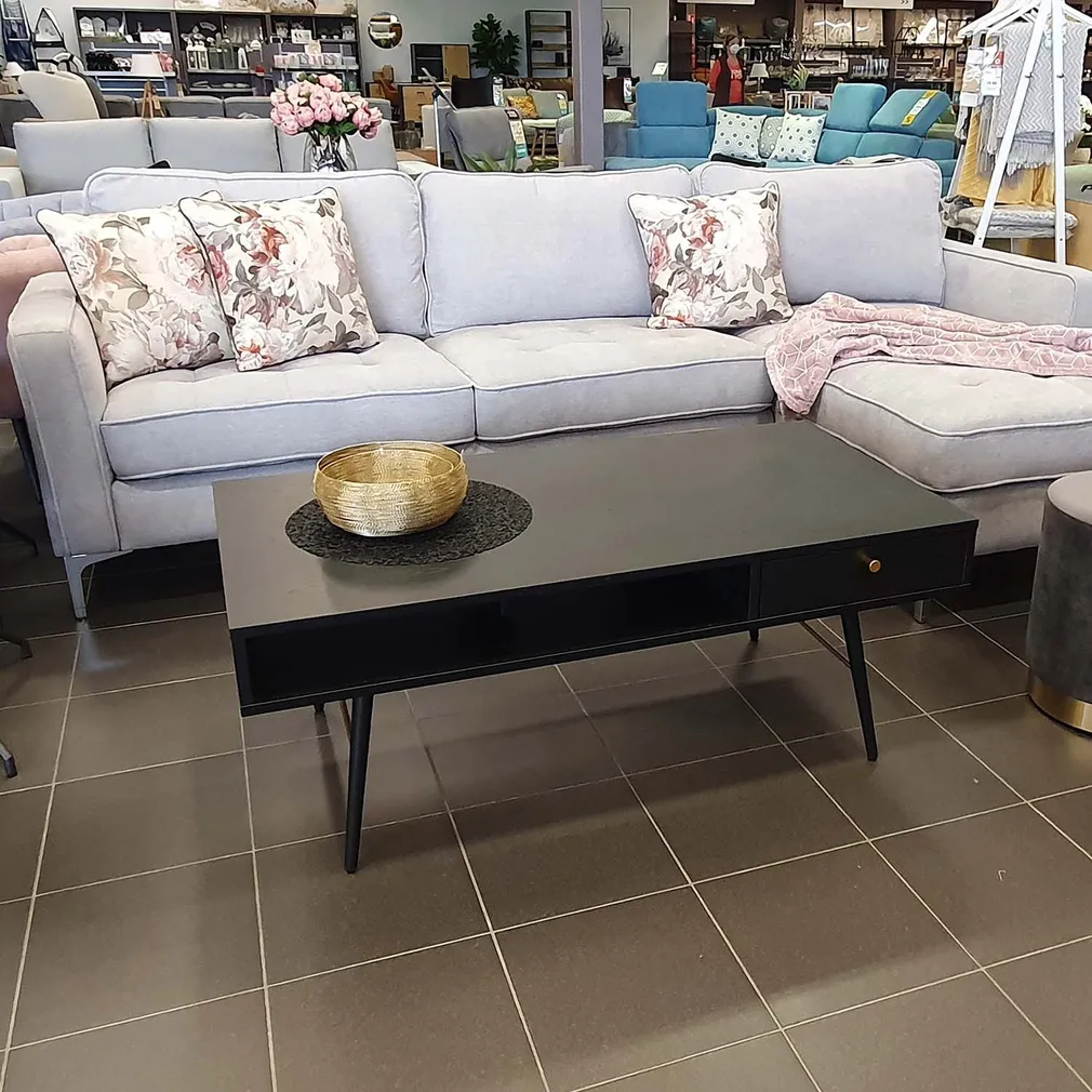 DIIVANILAUD LUXEMBOURG 115X60XH45CM MUST