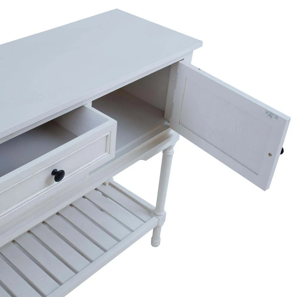 ABILAUD MELDON 120X33XH81CM VALGE