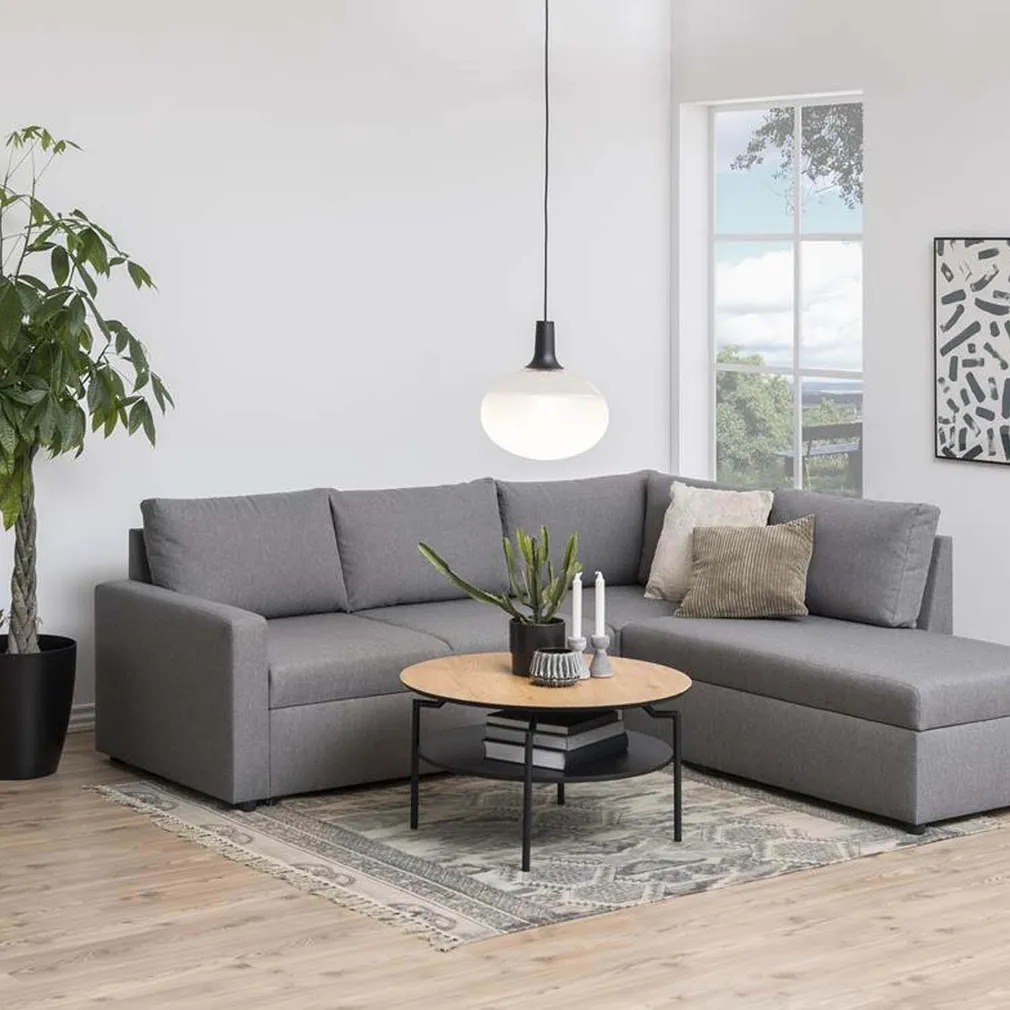 DIIVANILAUD GOLDINGTON D80XH45CM TAMM/MUST