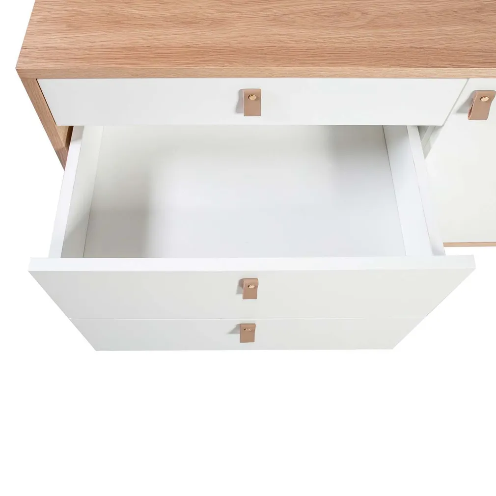 KUMMUT HELENA WHITE 120X40XH75CM NAT/VALGE