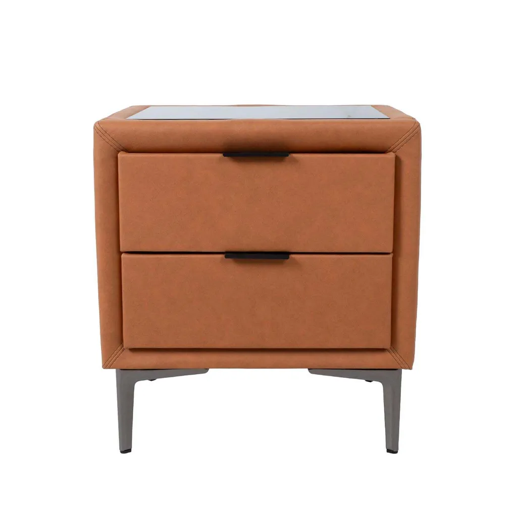 ÖÖKAPP LENA 50,5X41XH54CM KONJAKIPRUUN