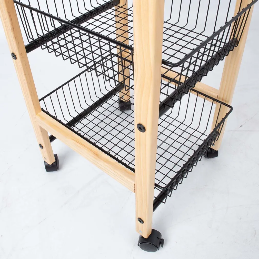 RIIUL BREN 32X37XH81CM MUST/NATURAALNE