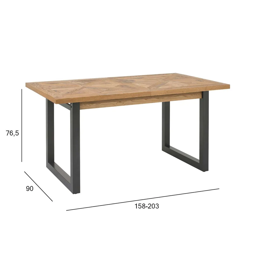 SÖÖGILAUD INDUS 158/203X90XH76,5CM TAMM