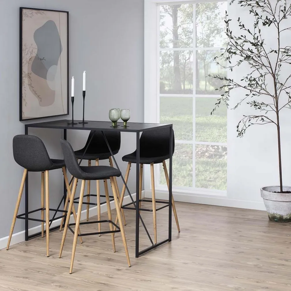 BAARILAUD SEAFORD 120X60XH105CM MUST