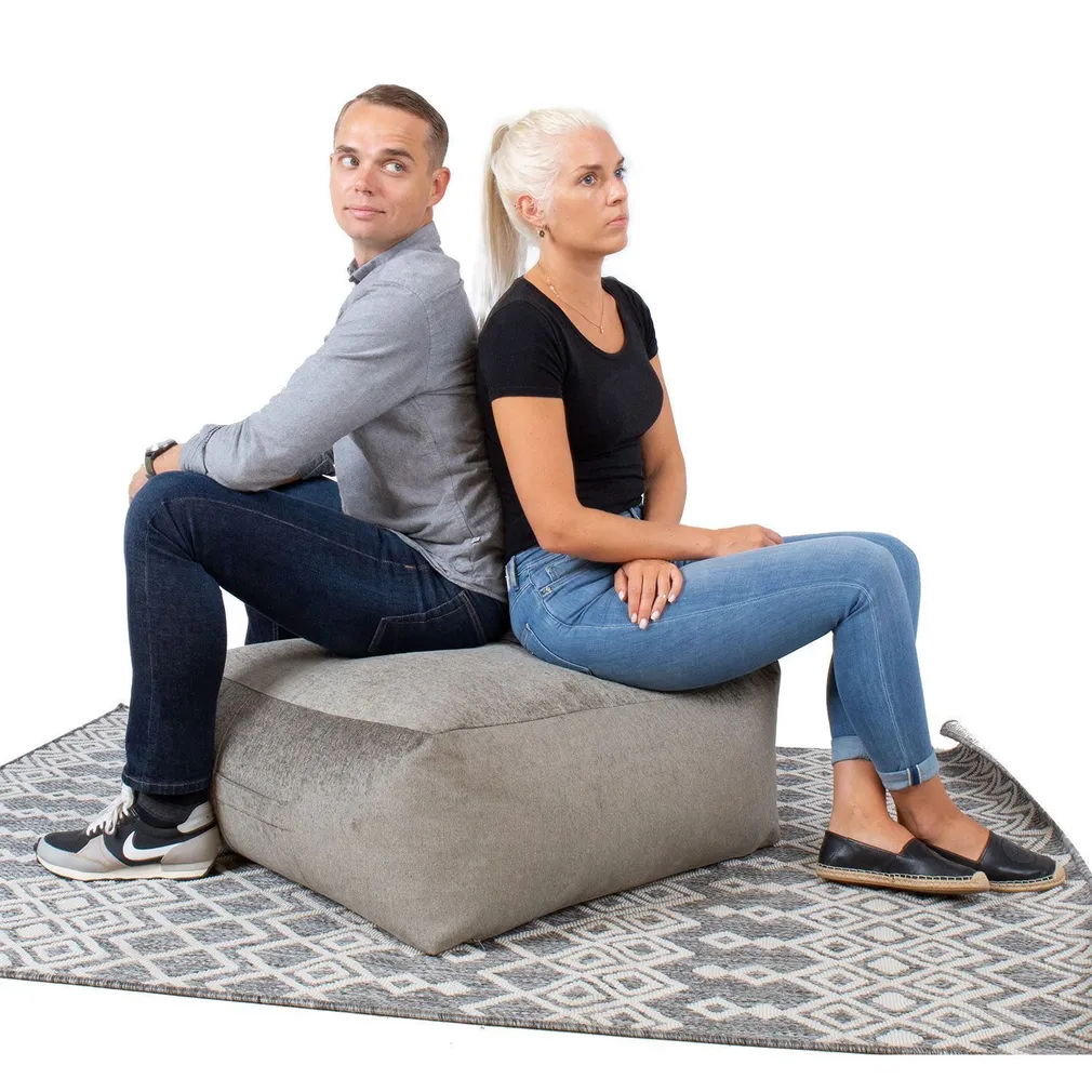 TUMBA MITSU-MITSU 80X80XH30CM PRUUN