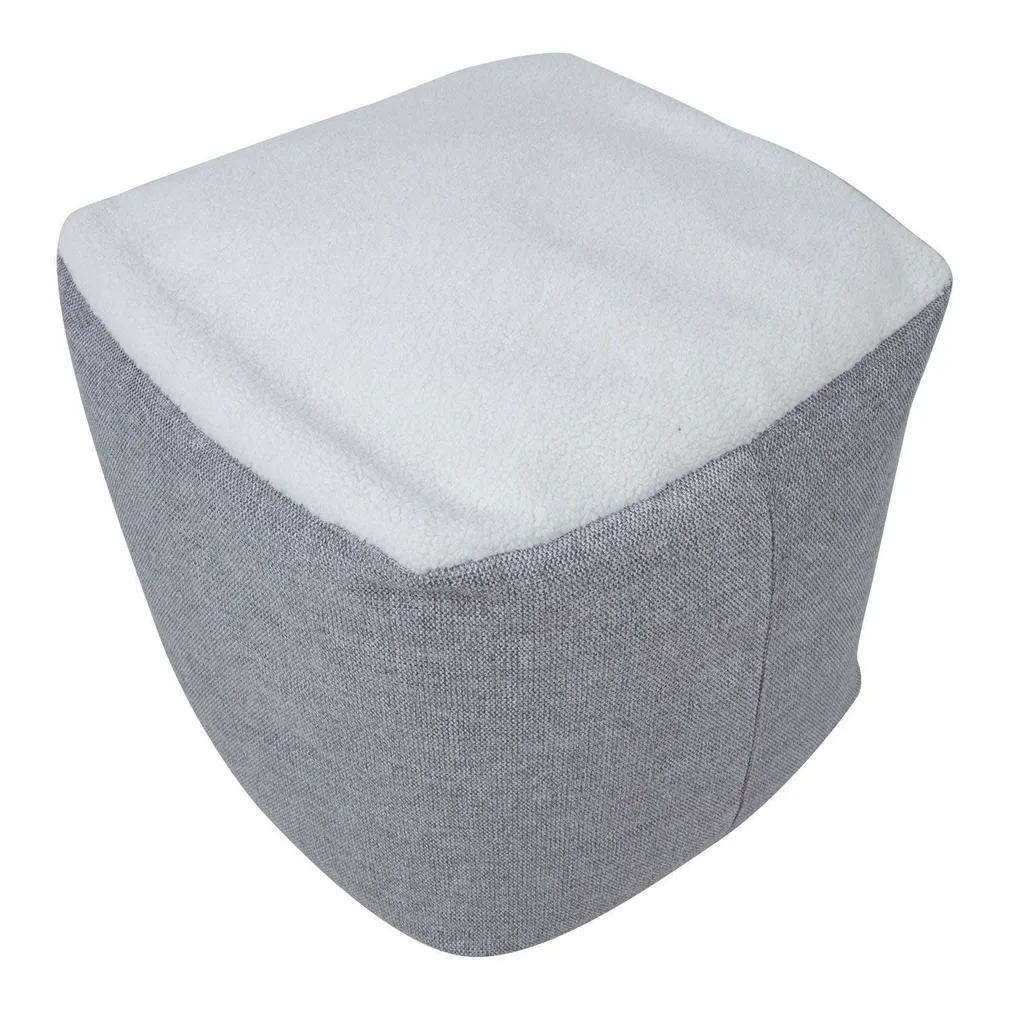 TUMBA LAMB BAG 55X55XH45CM VALGE/HELEHALL