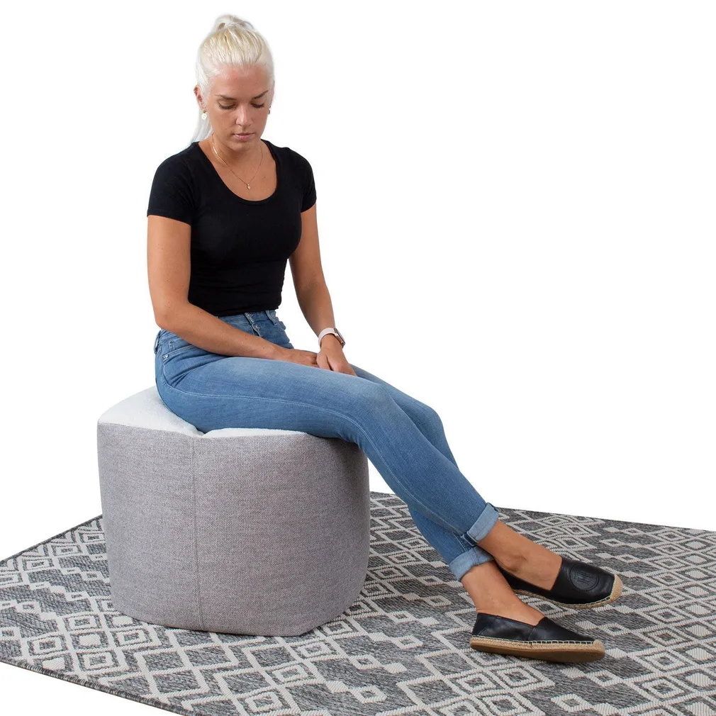 TUMBA LAMB BAG 55X55XH45CM VALGE/HELEHALL